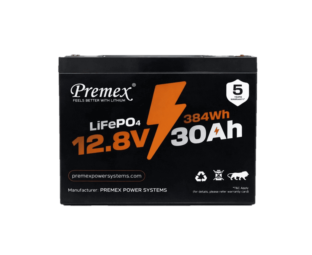 Premex - 12.8V / 30Ah Lithium Battery